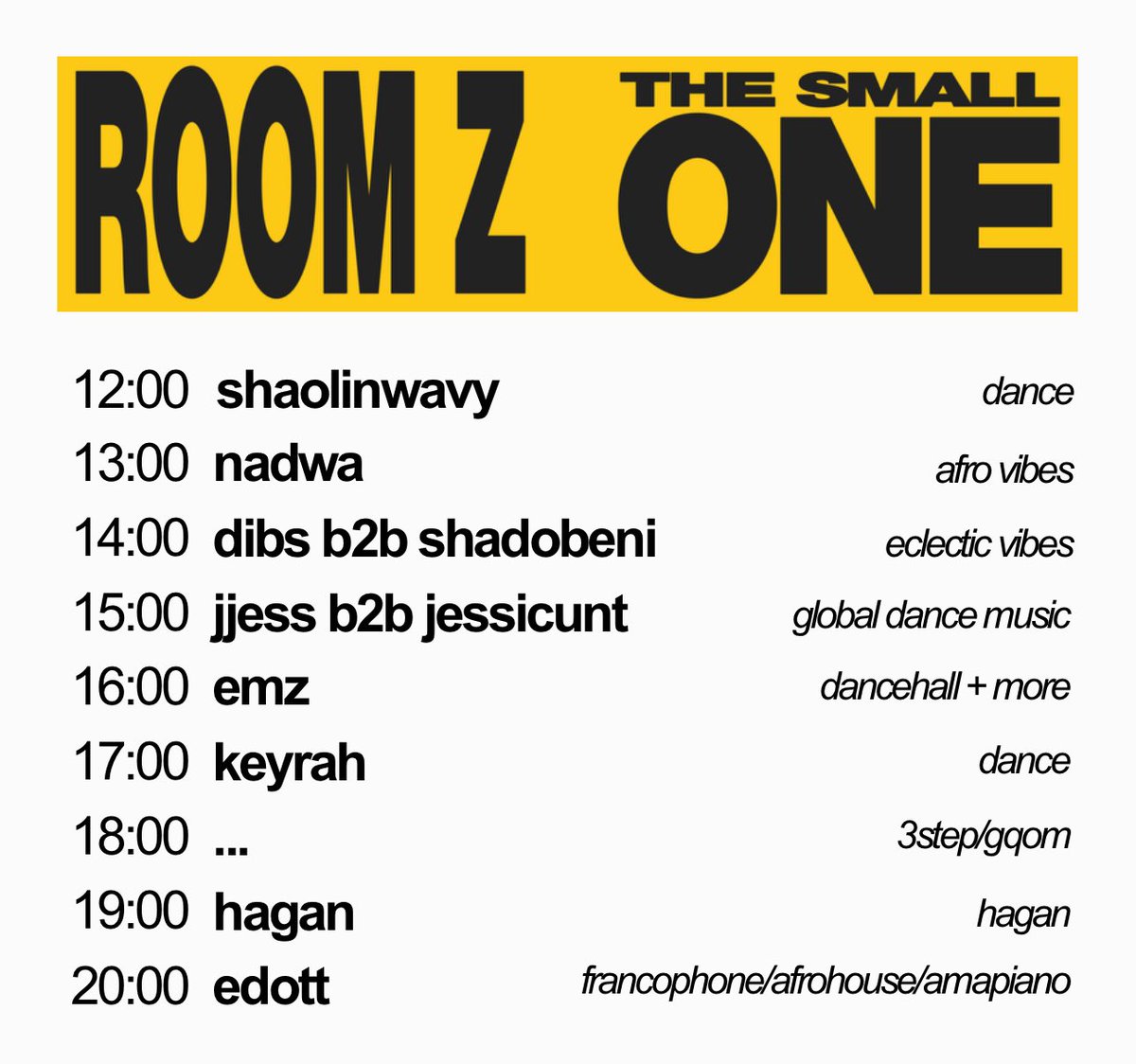 Room Z got a whole bunch of dance vibes 🫡