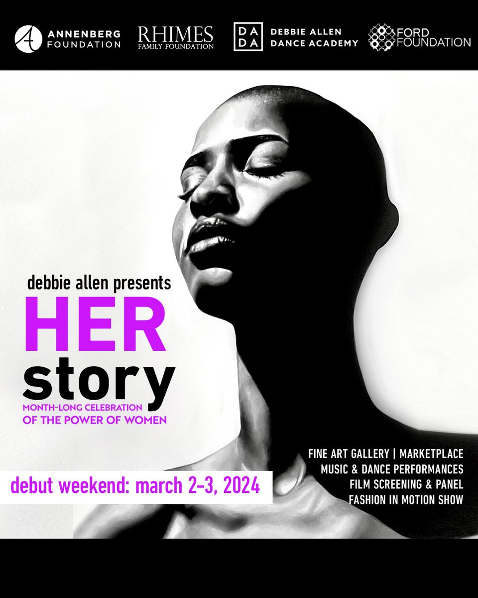 We are kicking off #womenshistorymonth with HERstory, celebrating our trailblazing past while uncovering the unspoken narrative of modern day female artists. Join us 3/2-3/3 for the grand opening weekend featuring art, dance & music. RSVP/TICKETS on Eventbrite.com