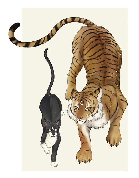 「tiger yellow eyes」 illustration images(Latest)