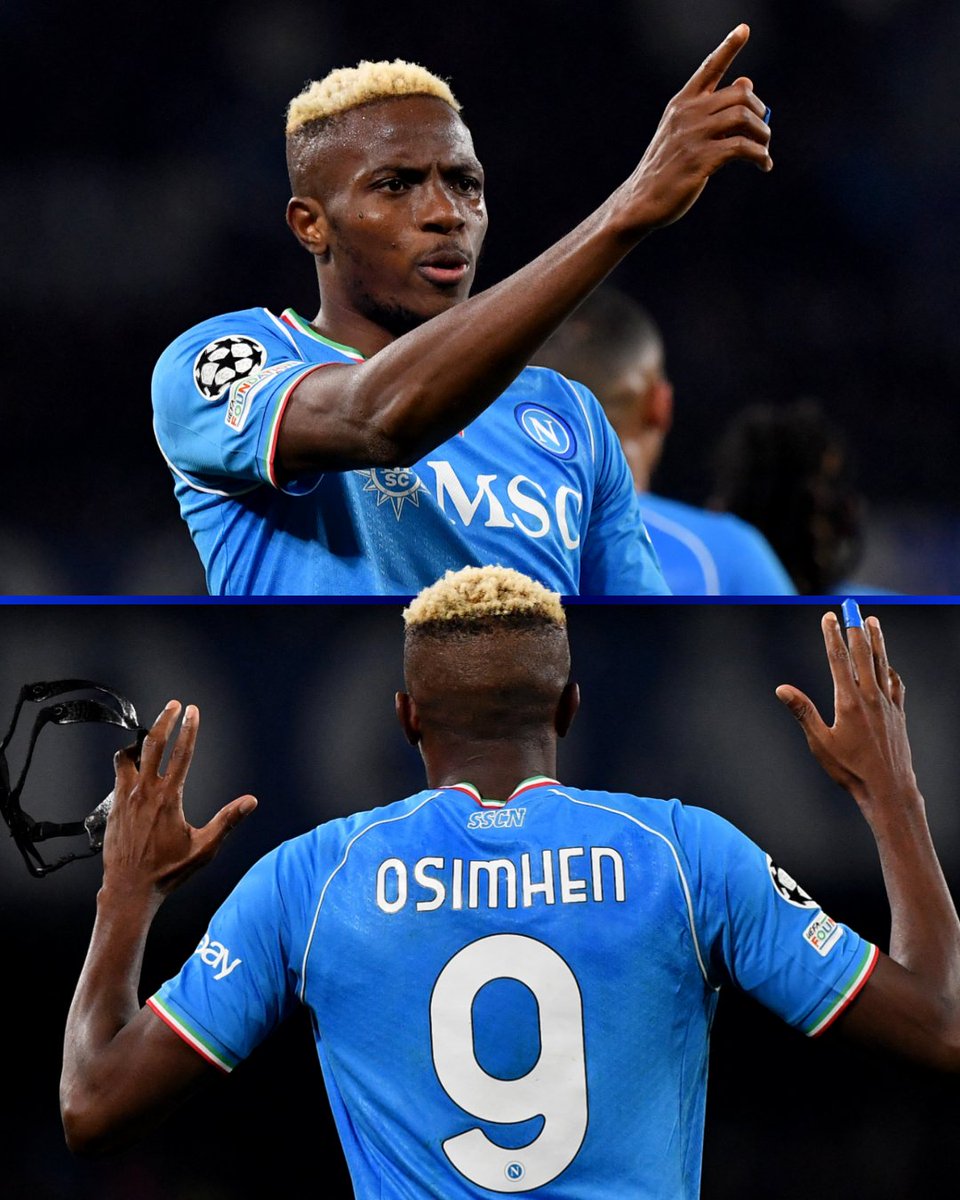 MyTeamGallery's tweet photo. Victor Osimhen on fire 🔥🔥🔥🔥 #UCL #ChampionsLeague #NAPFCB #NAPBAR https://t.co/MyYDCGZHZD
