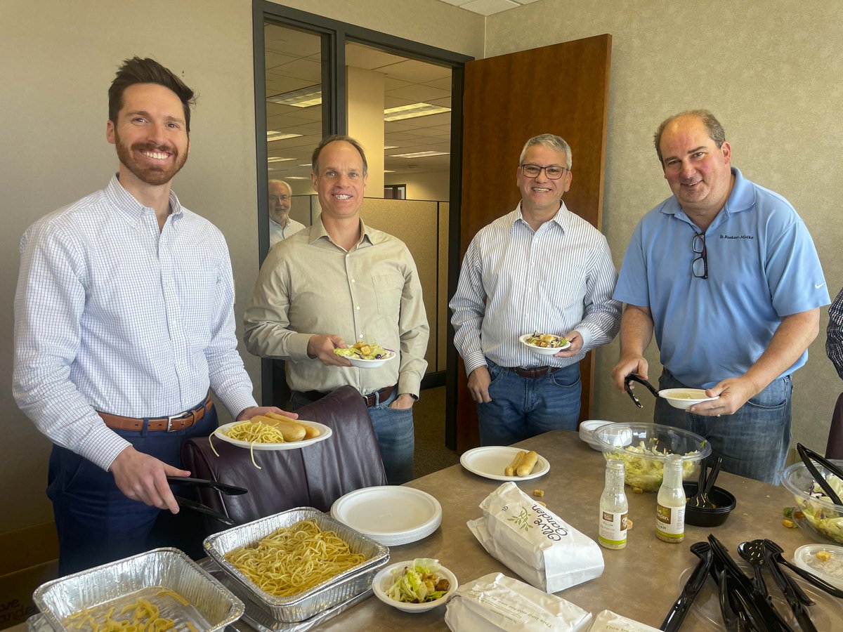 RuekertMielke's tweet photo. Our engineers play a vital role in making community possible for those we serve.  We celebrated them today with a catered lunch! #EWeek2024 #EngineersMakeItHappen #MakeCommunityPossible https://t.co/xb7Vx74nQC