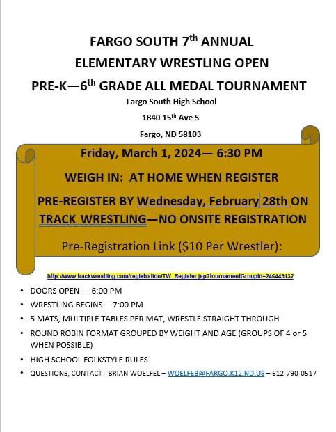 Fargo South Bruins Wrestling (@fshwrestling) on Twitter photo 