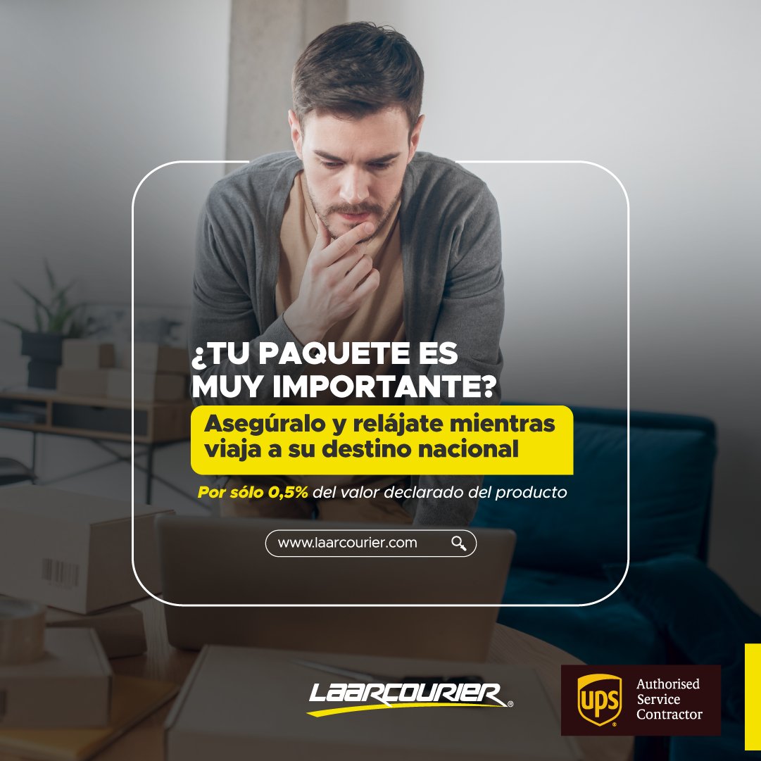 La seguridad y confianza para tus envíos es primordial en nuestros servicios, por eso ofrecemos el seguro que ofrece un plus de tranquilidad en cada entrega. 📦🔒

Contactarnos si tienes dudas, al 098 833 0299 📲

#segurodeenvios #enviosnacionales #entregas #paquetes #envios