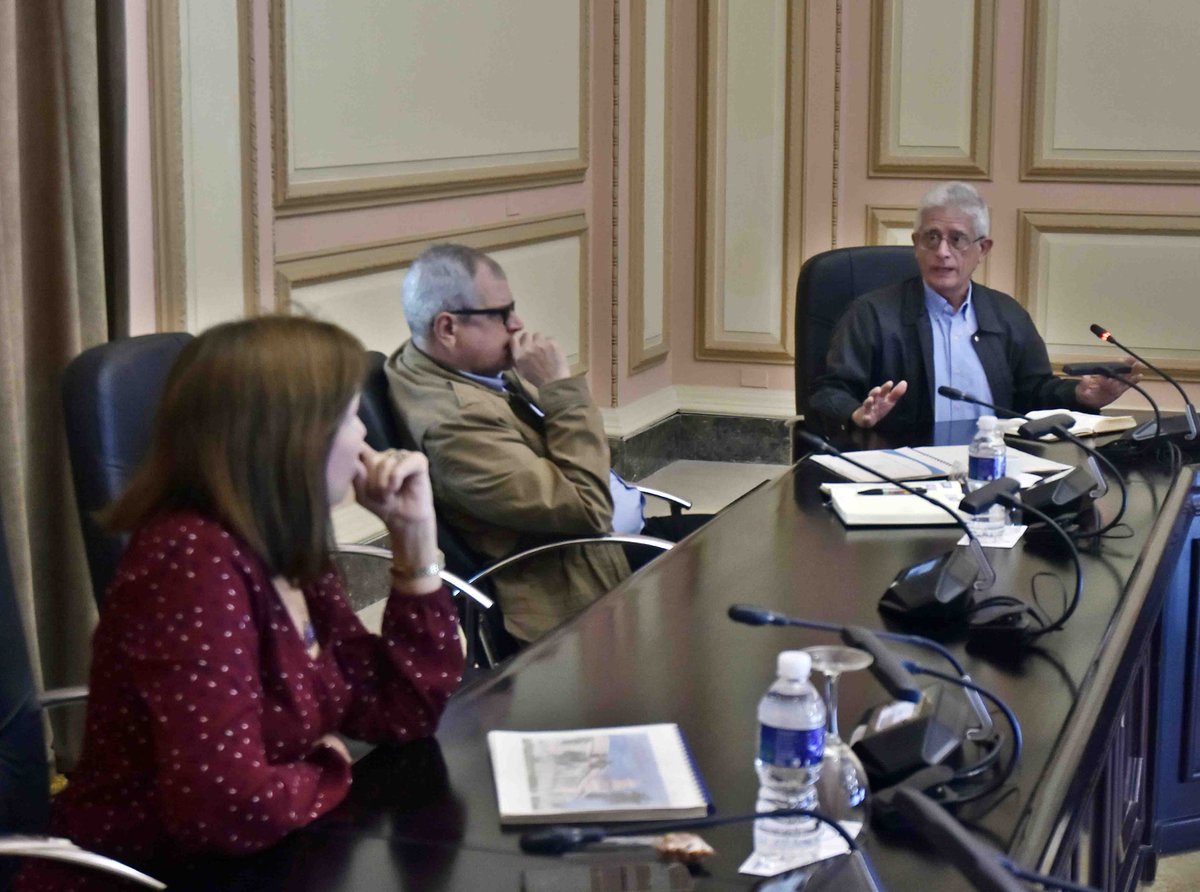 AsambleaCuba's tweet photo. Desarrollado hoy Balance de la Administración de las Oficinas Auxiliares de la @AsambleaCuba🇨🇺, encabezado por @anamarianpp y @HomeroAcostaA 

Colectivo comprometido por continuar avanzando con unidad, corrigiendo distorsiones existentes y fortaleciendo la labor del #PoderPopular https://t.co/j0ebqvcUYg