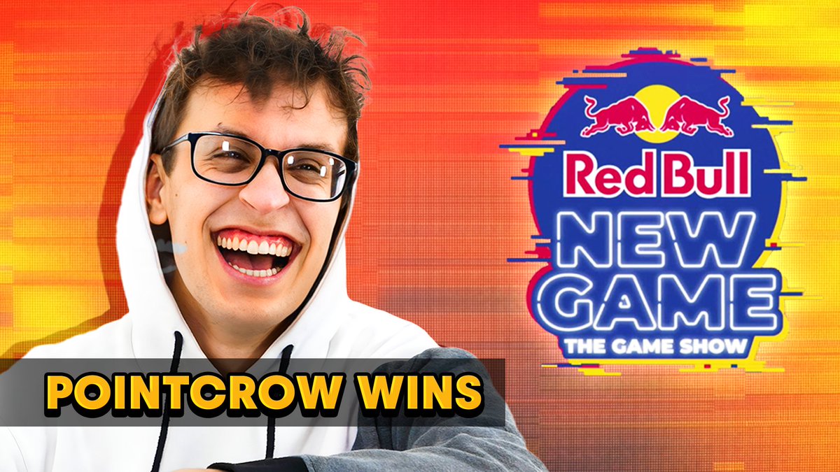After an impressive comeback, @PointCrow is your first Red Bull New Game Live CHAMPION! Thank you to @SmallAnt, @GrandPOOBear, @ARCHIT3CTstream and everyone who participated in chat! See you on the next one 👋