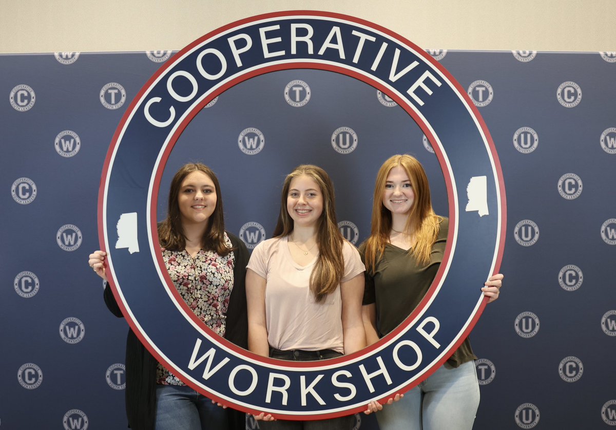 YazooValley's tweet photo. Student leaders Hannah Parker, Adalai Boggan and Avery Alexander are representing Yazoo Valley this week at Cooperative Workshop in Jackson. They are meeting other student leaders from around the state and learning leadership skills. #MS2DC #MSCYL24 #YTDC #YT24 https://t.co/y64jT78IB6