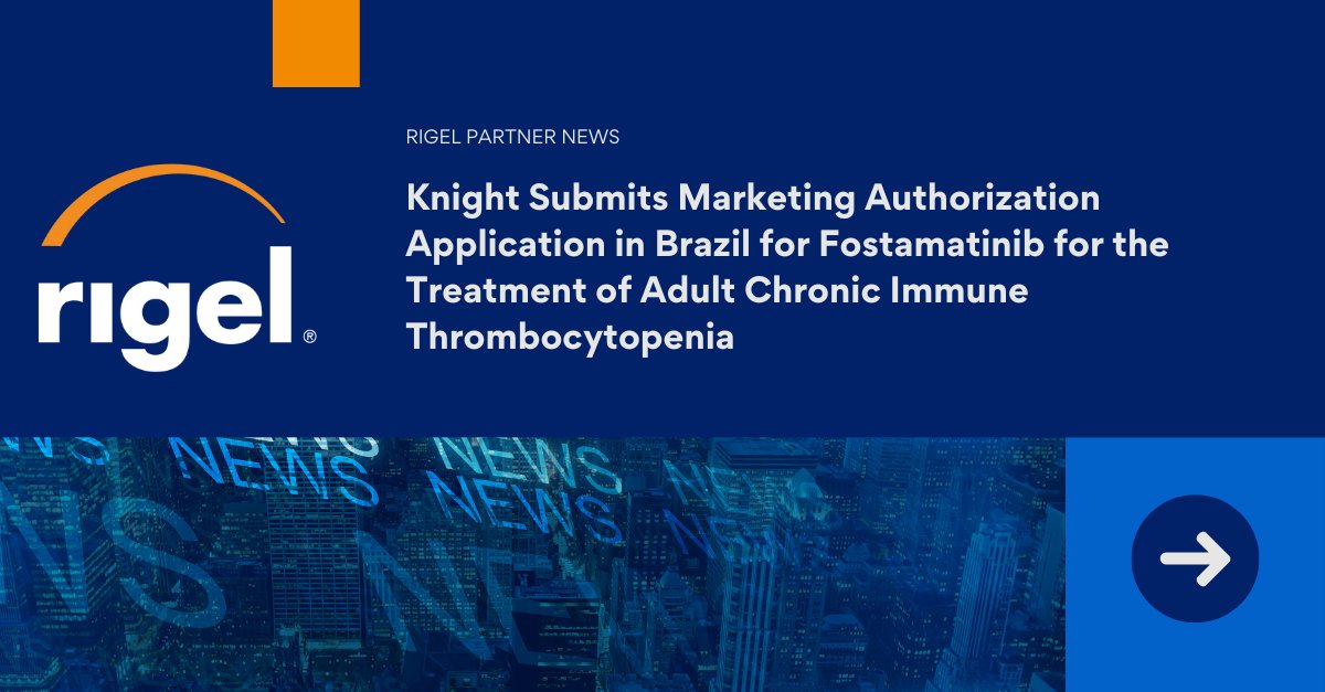 Knight Therapeutics Announces Regulatory Submission of Fostamatinib in Brazil finance.yahoo.com/news/knight-th…