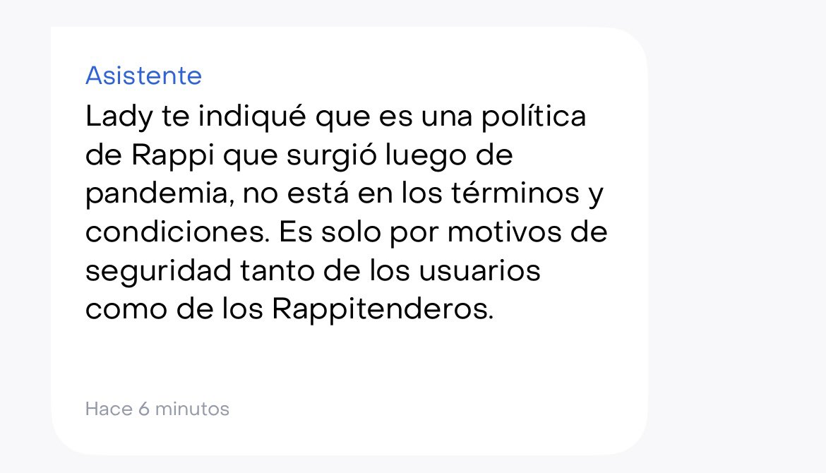 Parra_Julieth's tweet photo. @sicsuper @RappiColombia
Es legal que se cambien las condiciones del servicio y están no estén socializadas y publicadas !!!! https://t.co/wbKeXXGPP0