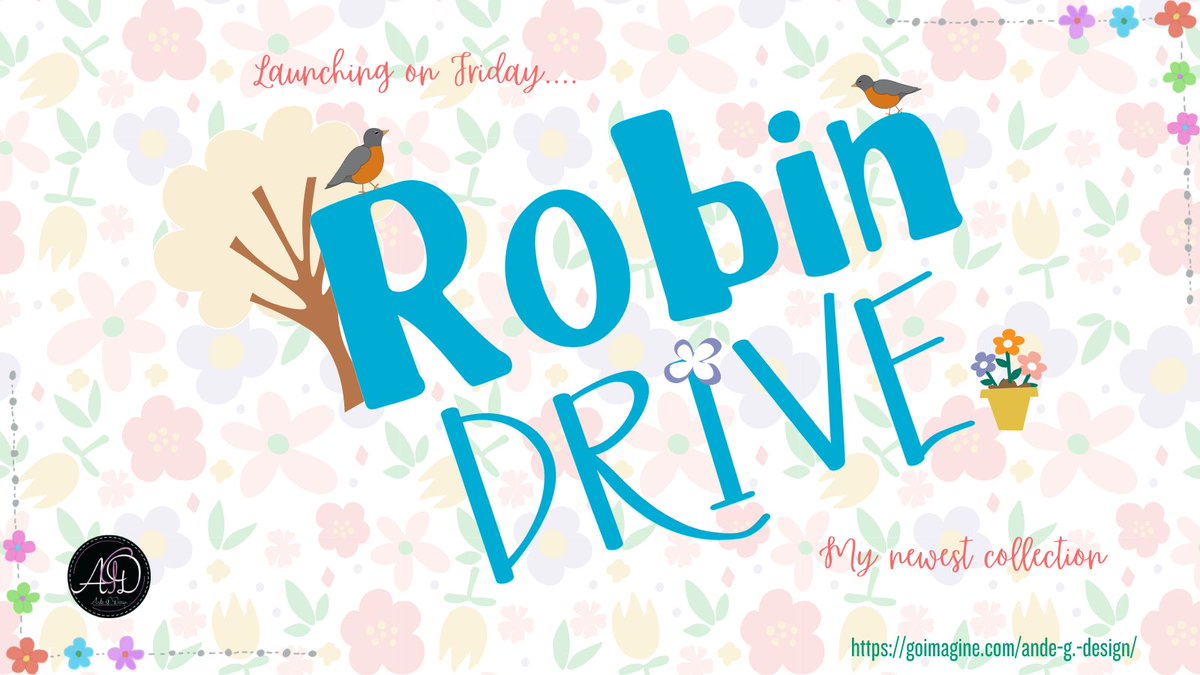 Robin Drive is taking off THIS FRIDAY! Keep your eyes wide open for the launch, you won't want to miss it! #springdecor #spring  #cozydecor #giftsformom #andegdesign #charmingkitchendecor #quiltedhandmadedecor #quiltedwallhangings