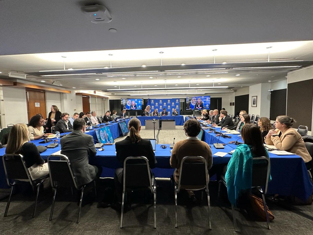 OEA_CICTE's tweet photo. We concluded the III Cooperation Meeting on Implementation of #Resolution1540. This @UN resolution seeks to prevent the proliferation of weapons of mass destruction. For two days we discussed ways to coordinate efforts for its implementation in #Latam and #Caribbean 🌎 https://t.co/c8xUtO0m4I