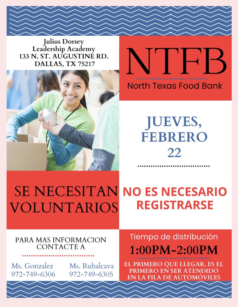 We will see you tomorrow at 2pm in the Dorsey parking lot! @JDLAWildcats @CounselingDISD #ServingOurCommunity #NTFB