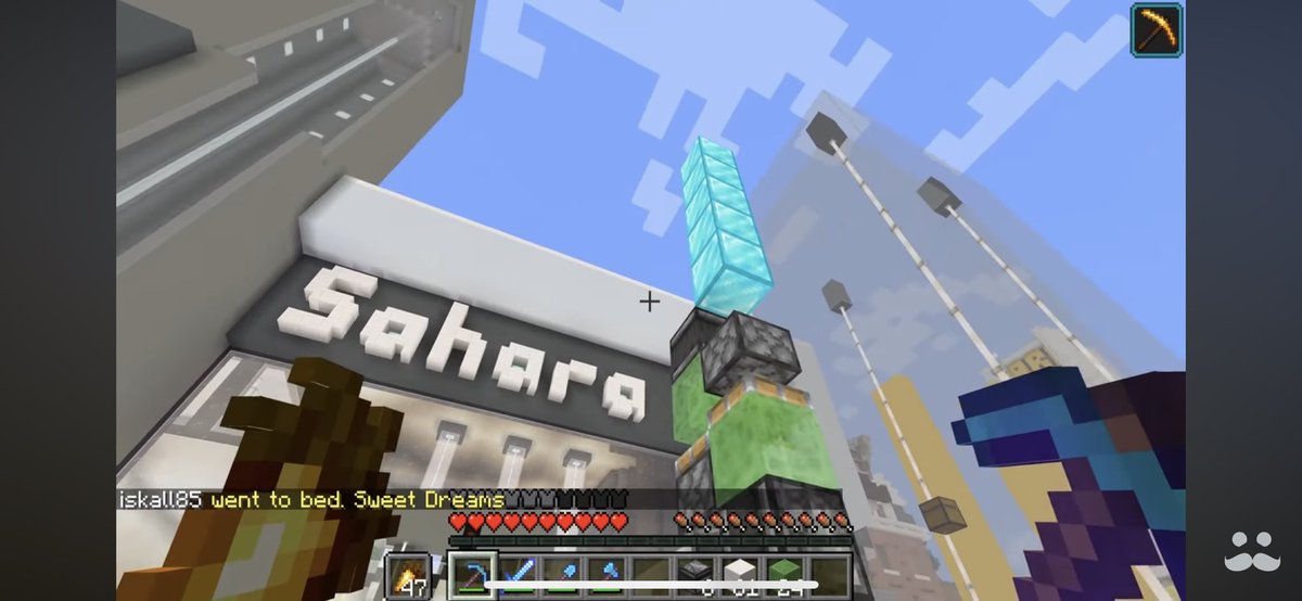 jackattack675's tweet photo. @ThatMumboJumbo @GrianMC @iskall85 if you guys do a store or build as a group together this season you should reference the diamonds you sent to space for the next business you start together at the end of season 6 (unless you already did at some point) https://t.co/3ruzCZ8gWD