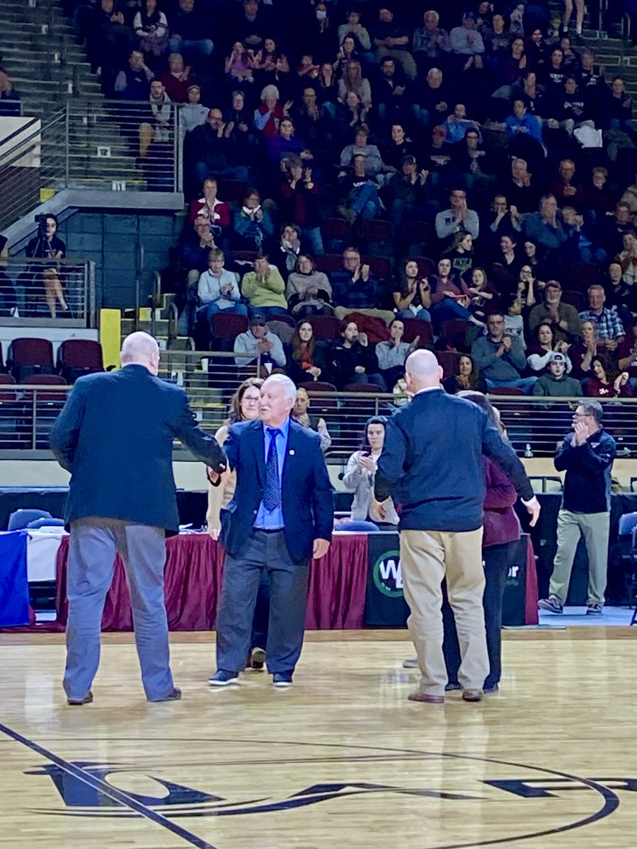 The MPA recognizes long time Tourney Director Gerry Durgin✅👏 #ThankYouCoach