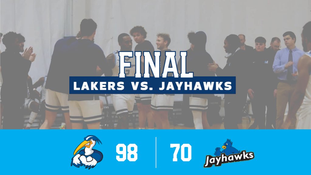 Men's basketball collects win number five in a row, and their 18th of the season with a home win over Muskegon! Go Lakers! #LakerNation #JUCOPRODUCT