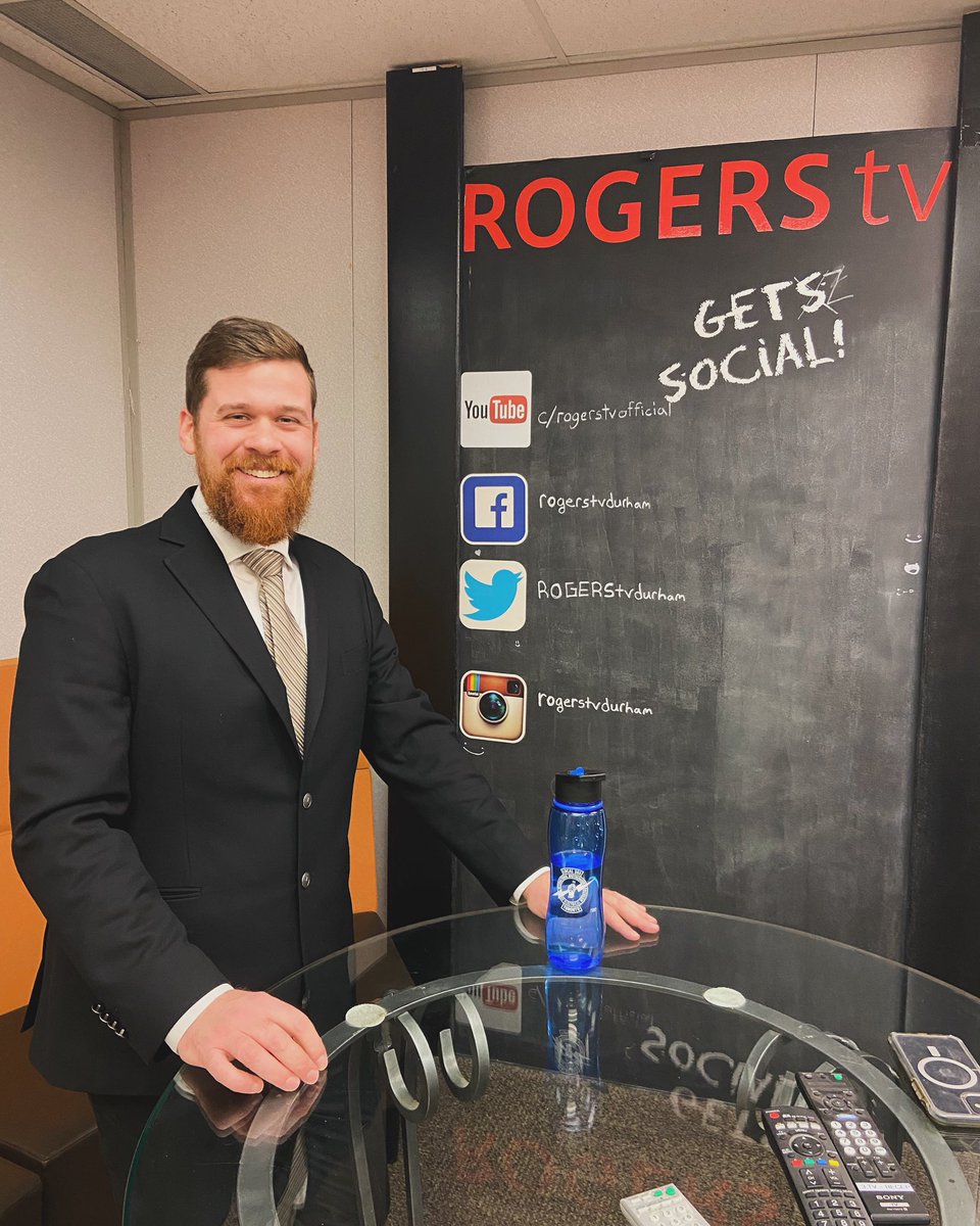 ChrisBorgia8's tweet photo. Getting ready for the all candidates forum on Roger’s tv. Check out @ROGERStvDurham to find where you can watch! https://t.co/r7STWfCAH6