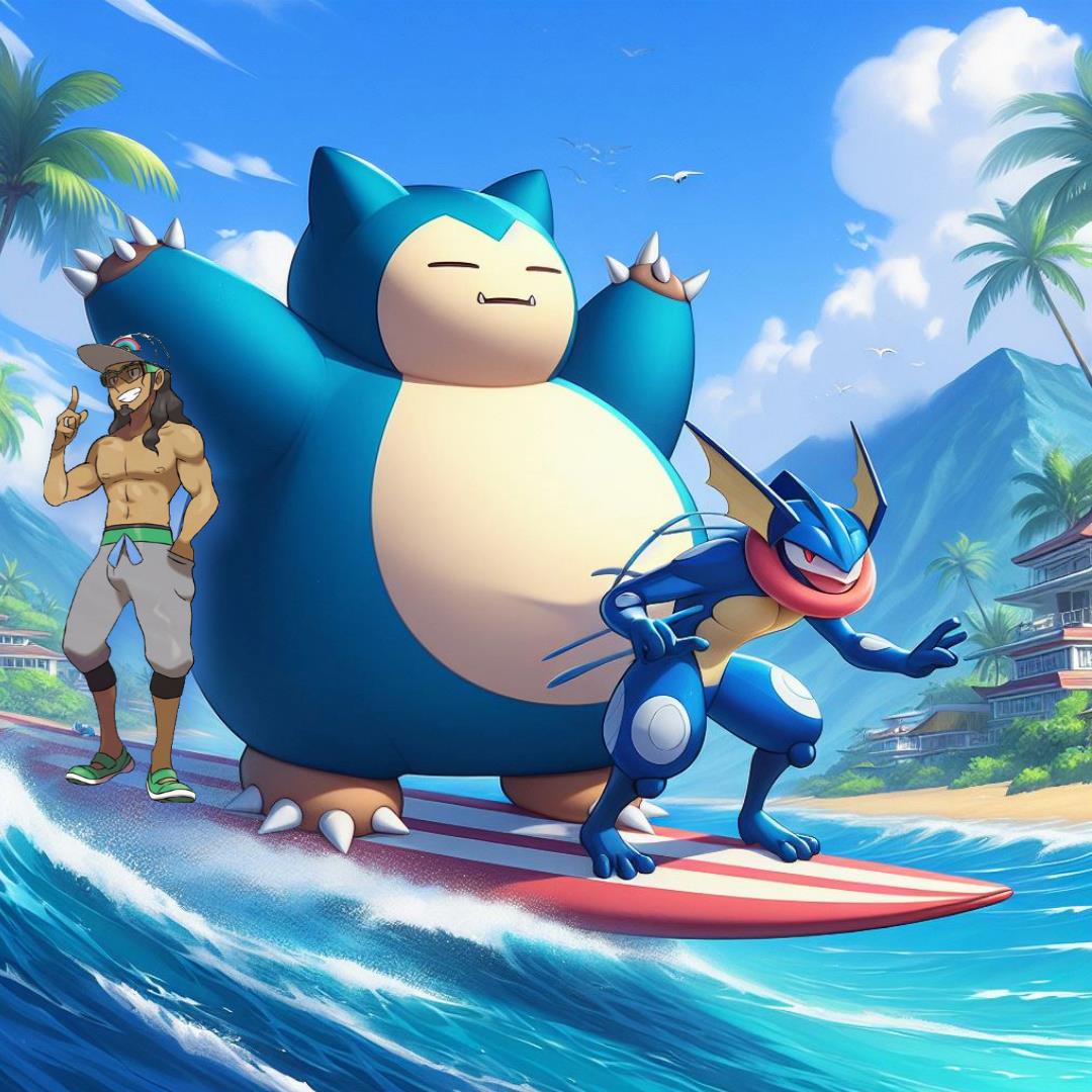 Mary_Contrary22's tweet photo. GM
The swell is pumping, and we are riding these beautiful waves baby 🏄
@Pokemonsns_
#Professorkukui #Greninja #Snorlax #Pokemonsns #Pokemon #ゲッコウガ #ポケットモンスター https://t.co/AzbCuAHiwX