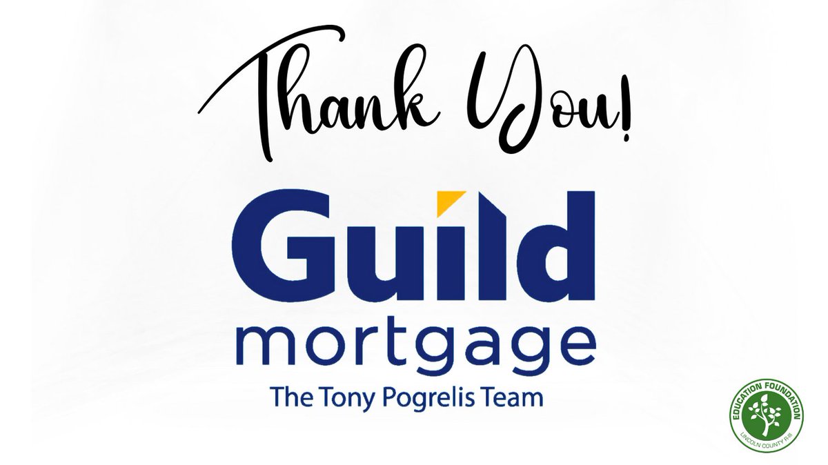 Thank you Guild Mortgage-Troy MO for your Platinum Sponsorship! Your support helps to provide funding for grants for LCR3 educators! #proud2br3 #supportourstudents #lcr3ef
