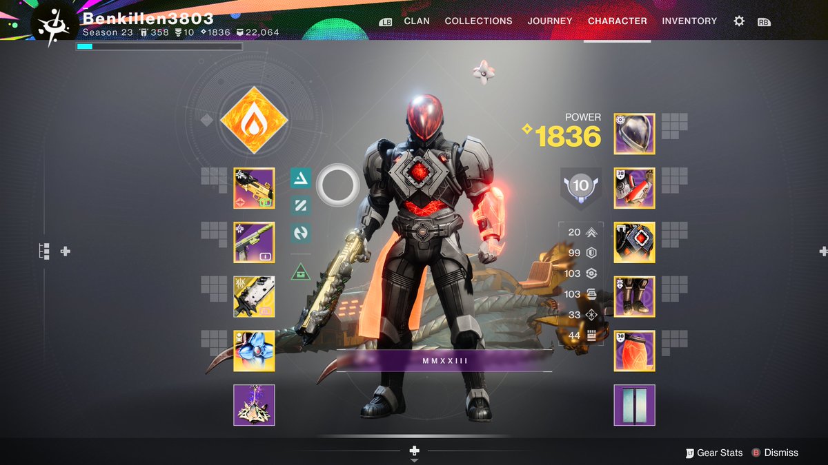 BenjaminSalom10's tweet photo. So many different build options and it compliments with the titan so well!  What is your favorite class armor ornaments with Mass Effect?  #NormandyCrew https://t.co/IOoVp4iaKm