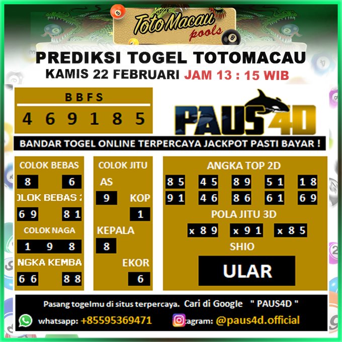 prediksi totomacau