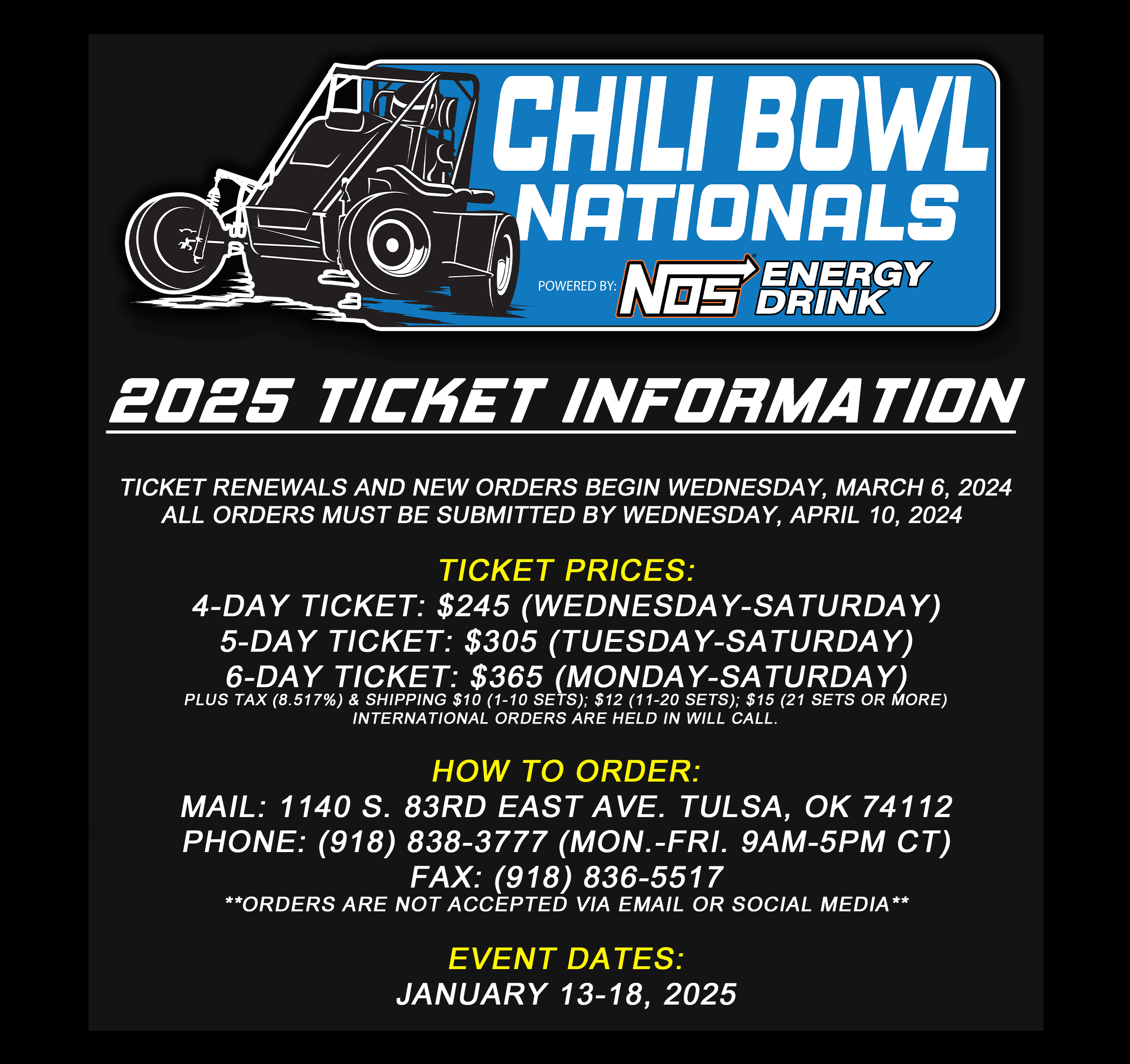 Chili Bowl Lineups 2024 ricki melanie