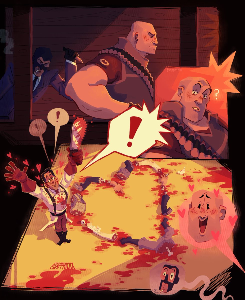 looks like its valentine´s day in teufort again...
#heavymedic #tf2