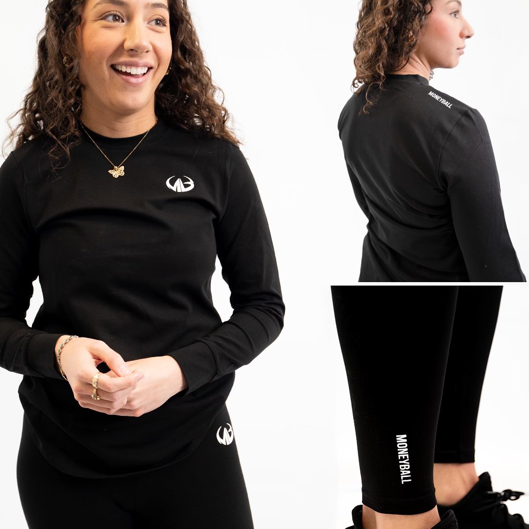 iamMoneyball's tweet photo. 🌟New Arrival Alert!🌟
Check out our latest Women's Essential Leggings & Long Sleeve Shirt! Made from our signature cotton blend, these pieces are perfect for any active lifestyle. Available in 4 colors in-stores & online.
https://t.co/uWoY2QScUu
#EssentialCollection https://t.co/qL9f96vTIw