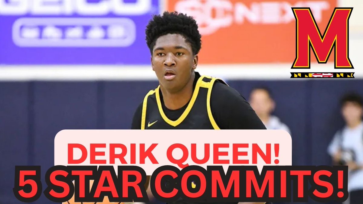 Tre_moore13's tweet photo. Maryland Lands 5 Star Derik Queen! Check out the video! https://t.co/zL0FHq1hI0 https://t.co/o3cGgrYfBF