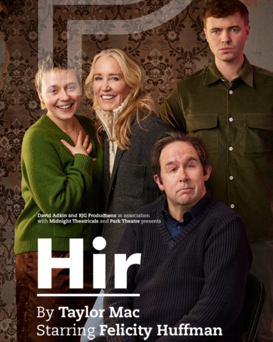 Loved #HIR @ParkTheatre tonight. The cast are exceptional. Don’t miss it