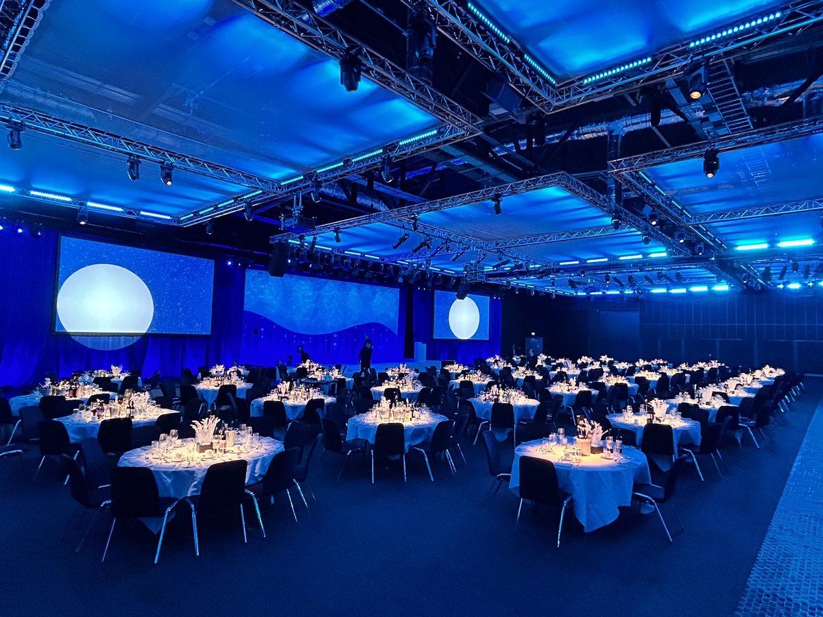 Another stunning transition - from the comedy of Bill Bailey and the wizardry of the Harlem Globetrotters, the @PandJLive arena has this week proudly been hosting the 2024 @GUH_News Subsea Expo, the world's largest subsea exhibition, conference and gala awards dinner.