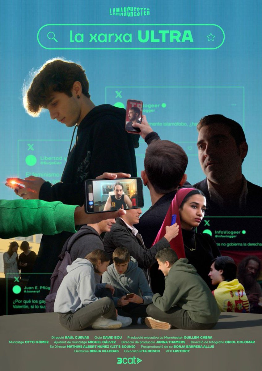 📽️ Documental #LaXarxaUltra, una producció de <a href="/som3cat/">3Cat</a> en col·laboració amb <a href="/LaManchester/">La Manchester</a> emès al <a href="/senseficcio/">Sense ficció</a> en la qual he fet de guionista.

▶️ El podeu recuperar en aquest enllaç: ccma.cat/3cat/la-xarxa-…

Fil d'agraïment a tothom qui l'ha fet possible #XarxaUltra3Cat 👇