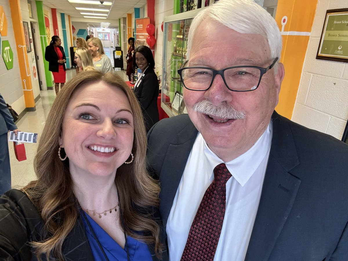 Leah_Carper's tweet image. So great seeing you today! 💙

It was fun to hear @SteveTroxlerNC chat with our students about his work and then watch them show him their work.

Thank you @CTruittNCDPI for spending time with us here in @GCSchoolsNC !!  I loved watching you engage with our students and teachers…