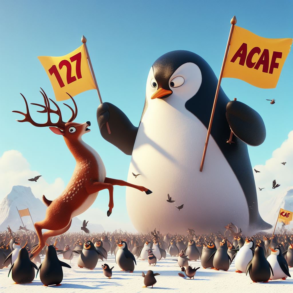 Llegó el día, 127.
SEMIFINAL
🆚Venados 126
🕥9:00pm
📍Santa María de la Juventud 

HOY CON TU APOYO GANAN LOS PINGÜINOS 🐧🤍