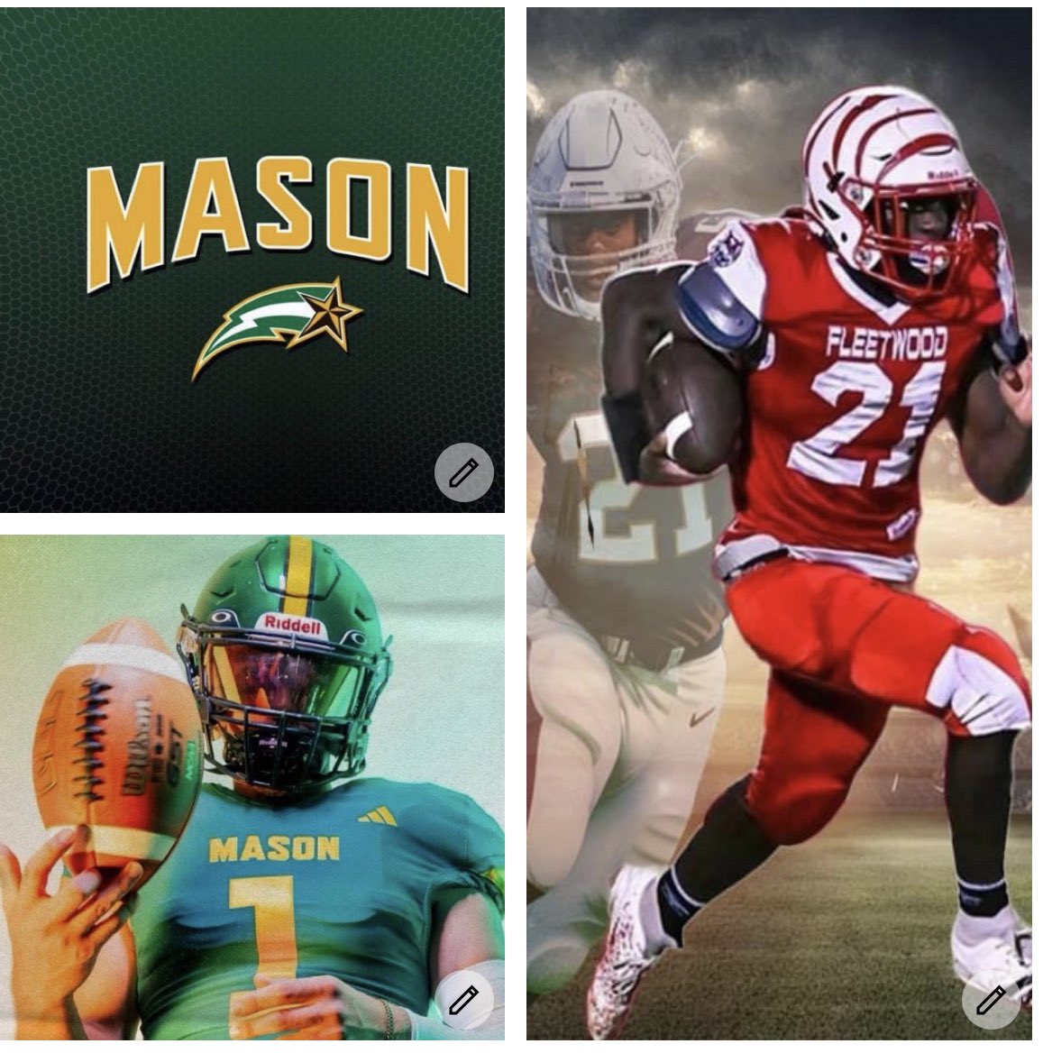 After a amazing call with Coach @CoachO93 I’m bless to have received another Offer from @GeorgeMasonU to play football 🏈 The Underdog #21 ✈️✈️ @fleetwood_hs @coachzeller_ @fwoodsuperfans @Coach_spit