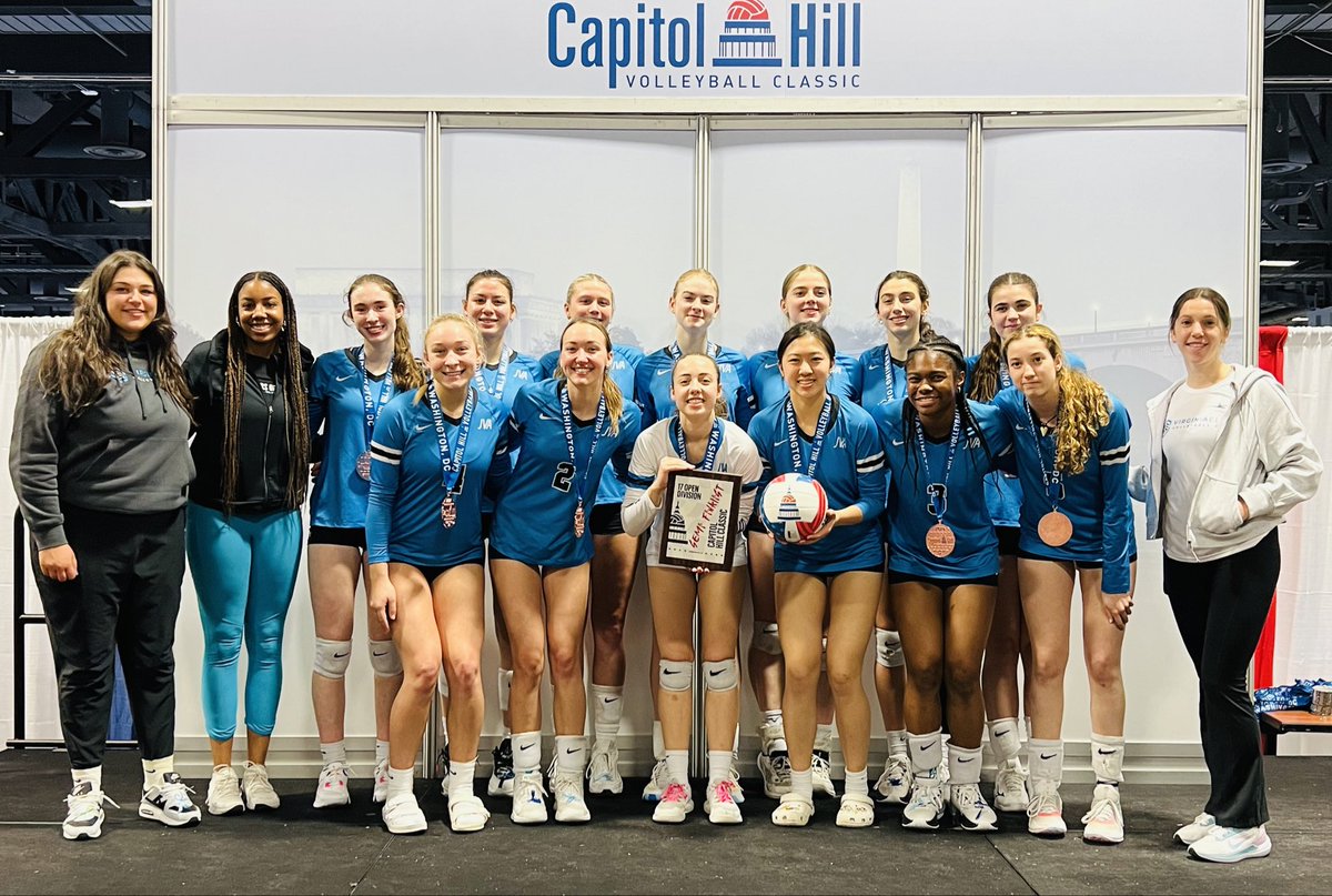 Proud of our team with a 3rd place finish at Capitol Hill Classic this weekend . Looking forward to Sunshine ☀️ in a few weeks. We are Elite! <a href="/VAEliteVball/">VA Elite</a>