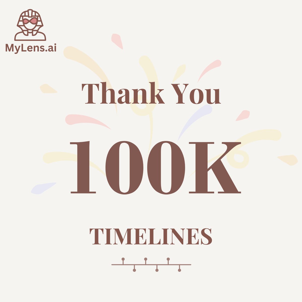 MyLensAI's tweet photo. 🌟 100,000 timelines created at https://t.co/xnQJtWHphg! Huge thanks to everyone for helping us reach this milestone. Your stories, transformed into visuals, inspire us every day. Here’s to visualize the unseen! 💫 

#ThankYou  #MyLensAI  #100K https://t.co/HLdPoalEK3