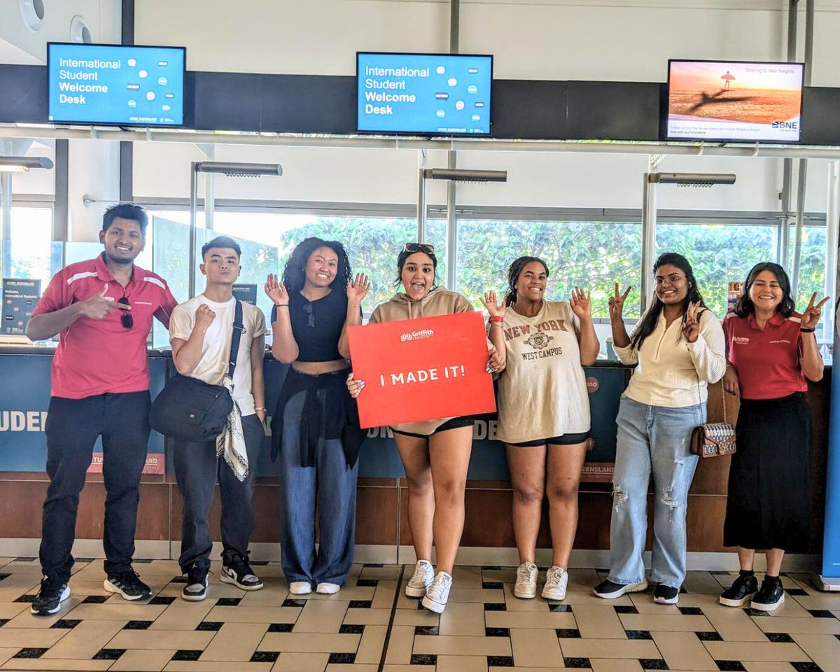 Our new international students have travelled far and wide to study at @Griffith_Uni, and Griffith Mates team members have been greeting them with a warm welcome to their new home away from home. We can't wait to see new friendships forged as we start Trimester 1, 2024.