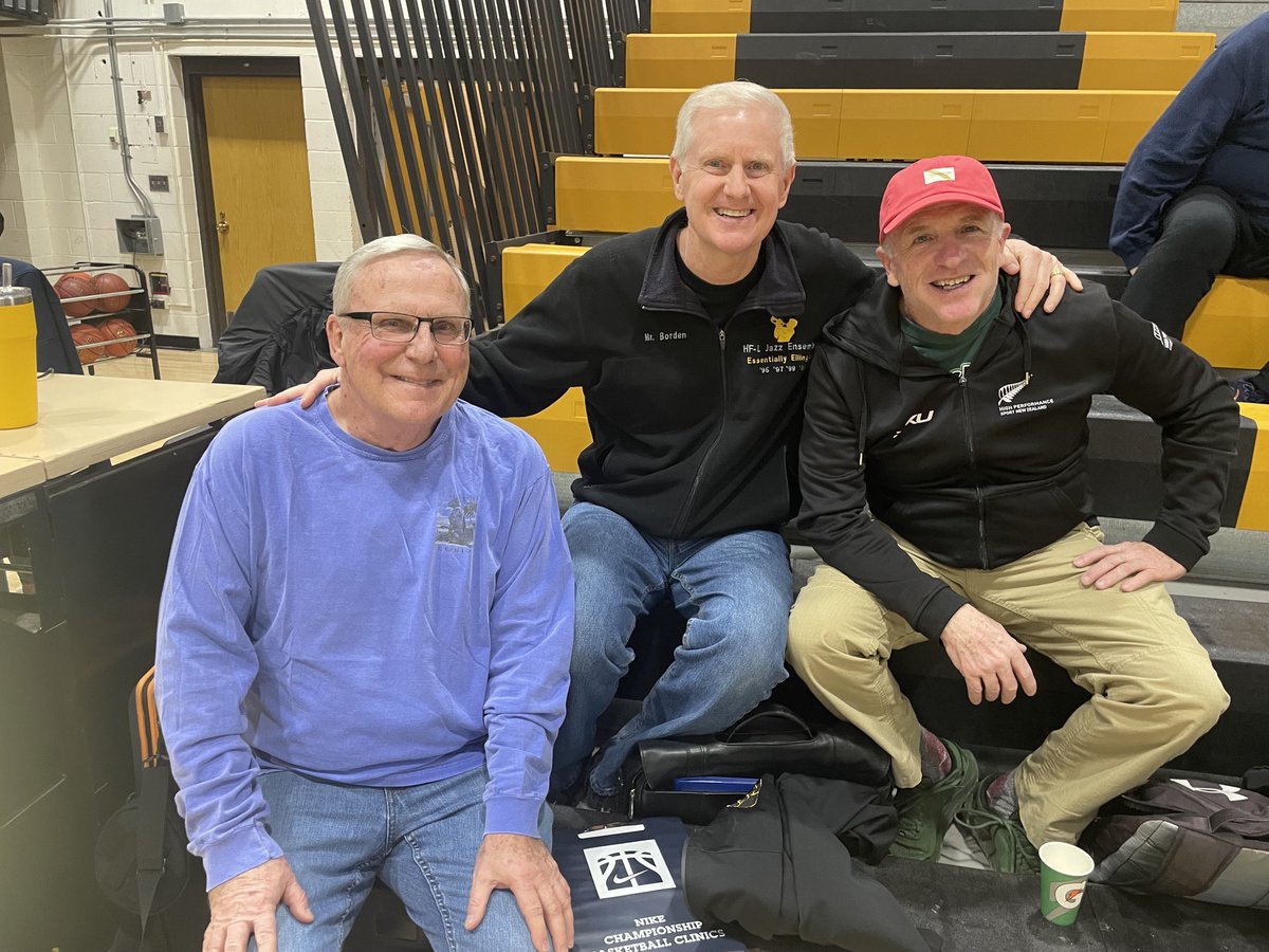 HFLCSDAthletics's tweet image. Sectionals brings back the legends. 
110 years of teaching and coaching experience. 
Welcome back John Recktenwald , Mark Borden, and Bernie Gardner.!
#wearehfl