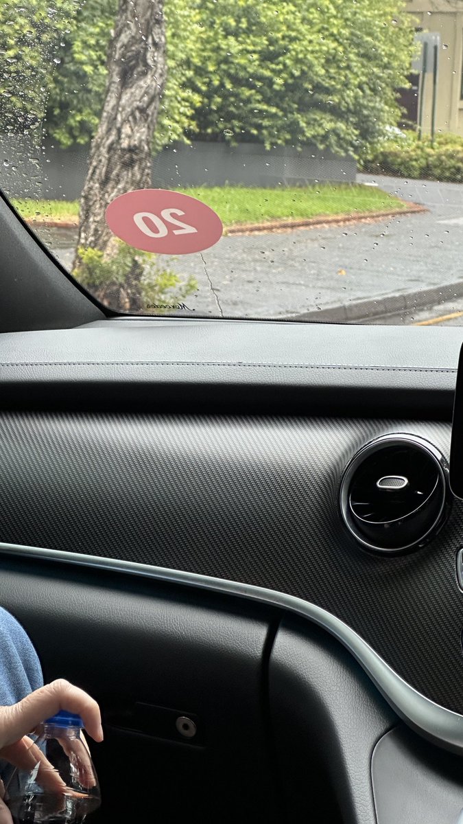 ⁦<a href="/ThisIsRobThomas/">Rob Thomas</a>⁩ #found20 on our ride to the hotel in Sydney