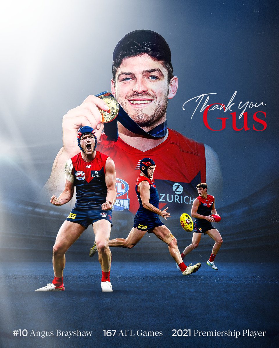 Farewelling a Demon who has embodied the spirit of the red + blue for close to a decade. 💔 Gus will be medically retired from the game, effective immediately. 📝 | mfcde.es/ThanksGus