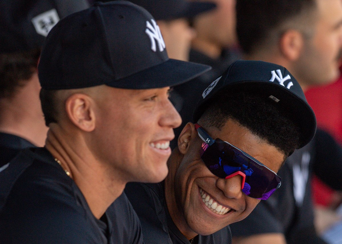 MLB's tweet photo. Juan Soto, New York Yankee. 😎 https://t.co/pdUUTtwPN1