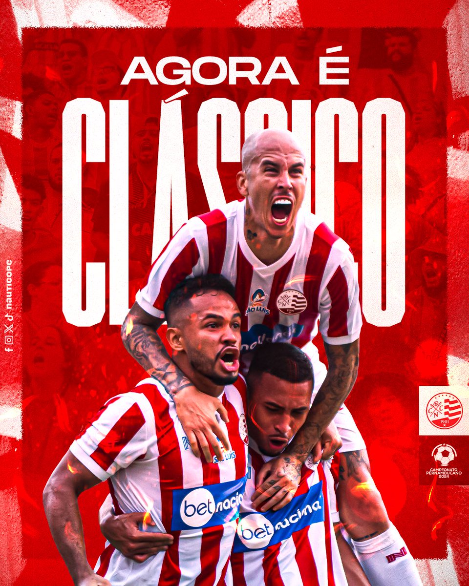 nauticope's tweet photo. AGORA É CLÁSSICO, É VALENDO CLASSIFICAÇÃO E NA NOSSA CASA! 🔥🔥🔥🔥

COMPRE O SEU INGRESSO AGORA 👇
📲 Sócios: https://t.co/ZnQMn2wHB7

📲 Público em geral: https://t.co/0DzMSHyyjD https://t.co/0h91pWIKUi
