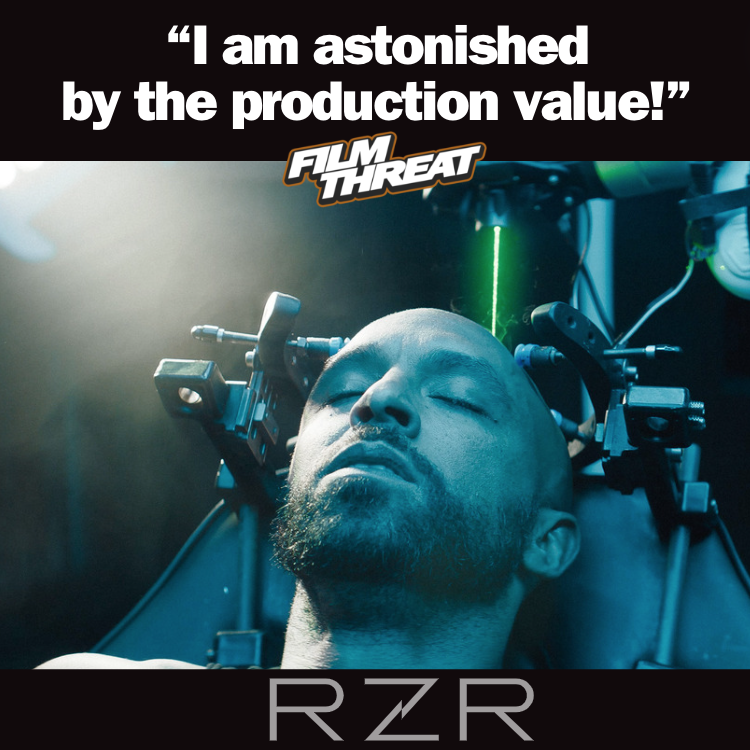 BOOM ☠️ FILM THREAT MAGAZINE 8/10 
⬇️⬇️ 
filmthreat.com/reviews/rzr/ 

#film3 #galafilm #rzrseries <a href="/GoGalaFilms/">Gala Film</a>