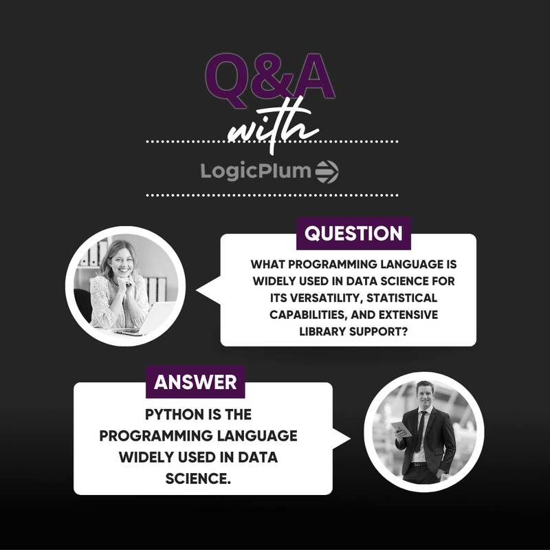 LogicPlum's tweet image. 🐍 Python is the programming language widely used in data science for its versatility, statistical capabilities, and extensive library support, with popular libraries such as Pandas, NumPy, and Scikit.
#LogicPlum #PythonInDataScience #DataScienceProgramming #VersatilePython