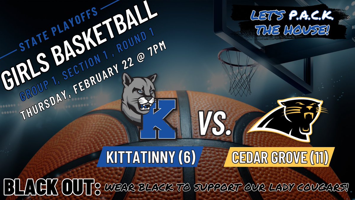 Come out and support these incredible young ladies tomorrow as the state playoffs begin! 
🏀🐾
#Unite2Ignite
#thePACK
#temporary