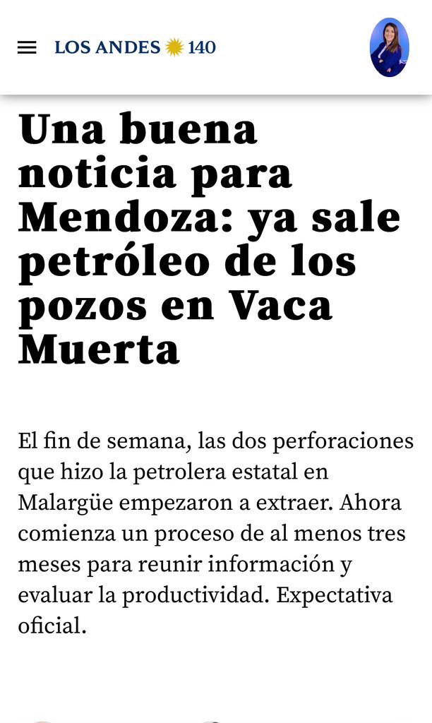 PA NED OLP (@kakashityh) on Twitter photo YPF Perfora con éxito en Vaca Muerta en Mendoza: ¿se viene un boom petrolero en la provincia? 👇🏻👇🏻👇🏻buena data en <a href="/LosAndesDiario/">LOS ANDES</a> by <a href="/marcelozentil/">Marcelo Zentil</a> y <a href="/MaSoleGonzalez/">Maria Soledad Gonzalez</a> YPF Perfora con éxito en Vaca Muerta en Mendoza: ¿se viene un boom petrolero en la provincia? 👇🏻👇🏻👇🏻buena data en <a href="/LosAndesDiario/">LOS ANDES</a> by <a href="/marcelozentil/">Marcelo Zentil</a> y <a href="/MaSoleGonzalez/">Maria Soledad Gonzalez</a>