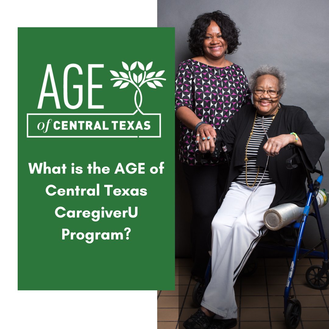 CaregiverU is your essential support system for caregiving in Central TX! Benefit from FREE in person and virtual classes. Explore invaluable resources &amp; empowering courses. Register for a class today: tinyurl.com/CaregiverUSche…!