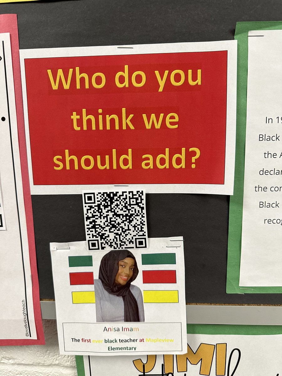 Mapleview’s <a href="/MsImam14/">Ms.Imam</a>’s Labour of Love during Black History Month. Some students noticed someone was missing and our wall wasn’t complete without our hero and her story. Visit Ms. Imam’s bio and you’ll know why we are so proud she is part of our team at <a href="/M_Mustangs_/">Mapleview Elementary School</a>  and <a href="/GEDSB/">Grand Erie District School Board</a>