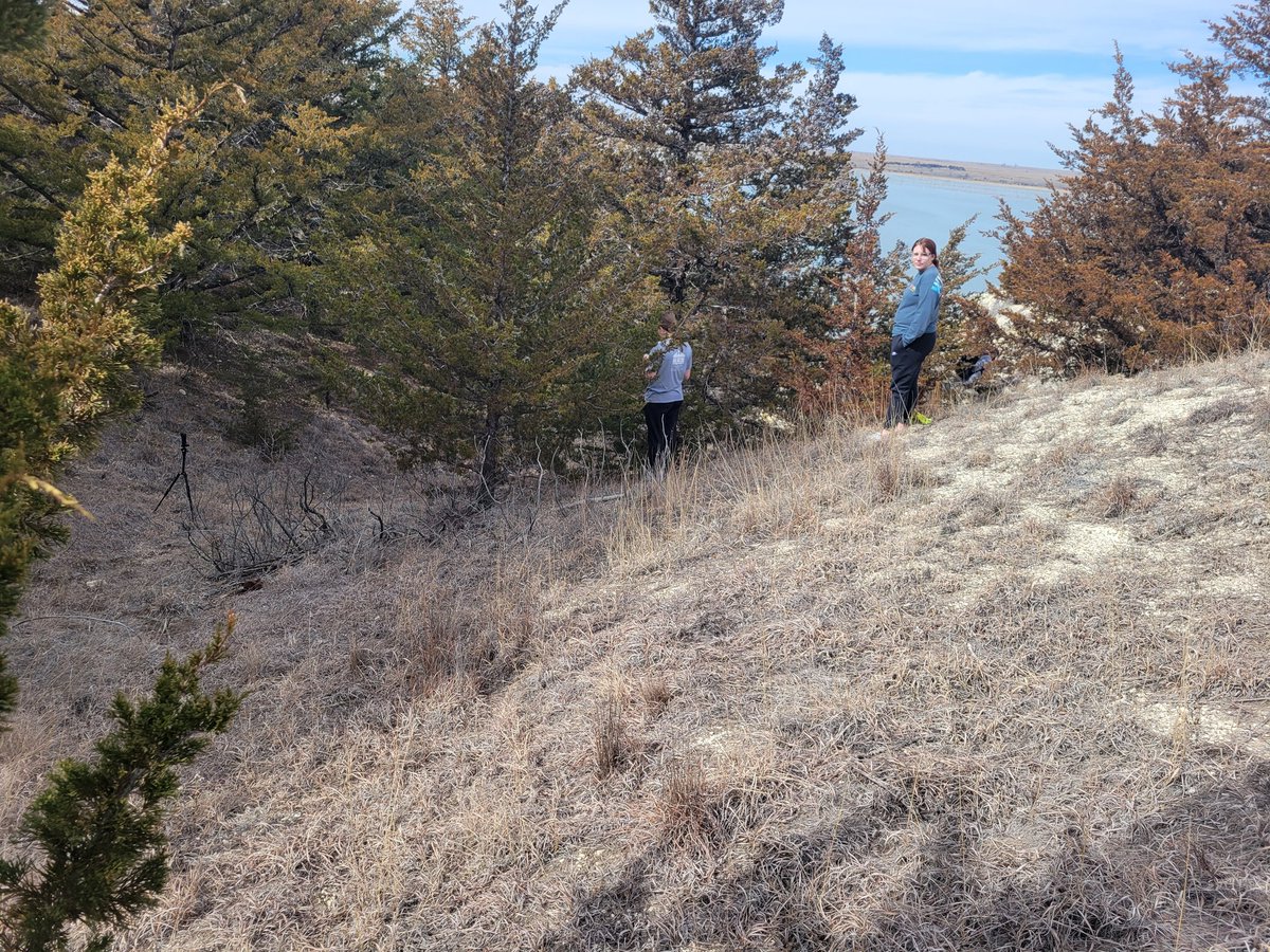 Another group of <a href="/FHSUteachered/">FHSU Teacher Ed</a> students working on 360 video, this time at Cedar Bluff. Khloee, Thane, and Lacy collected videos related to the unique geology of plants.