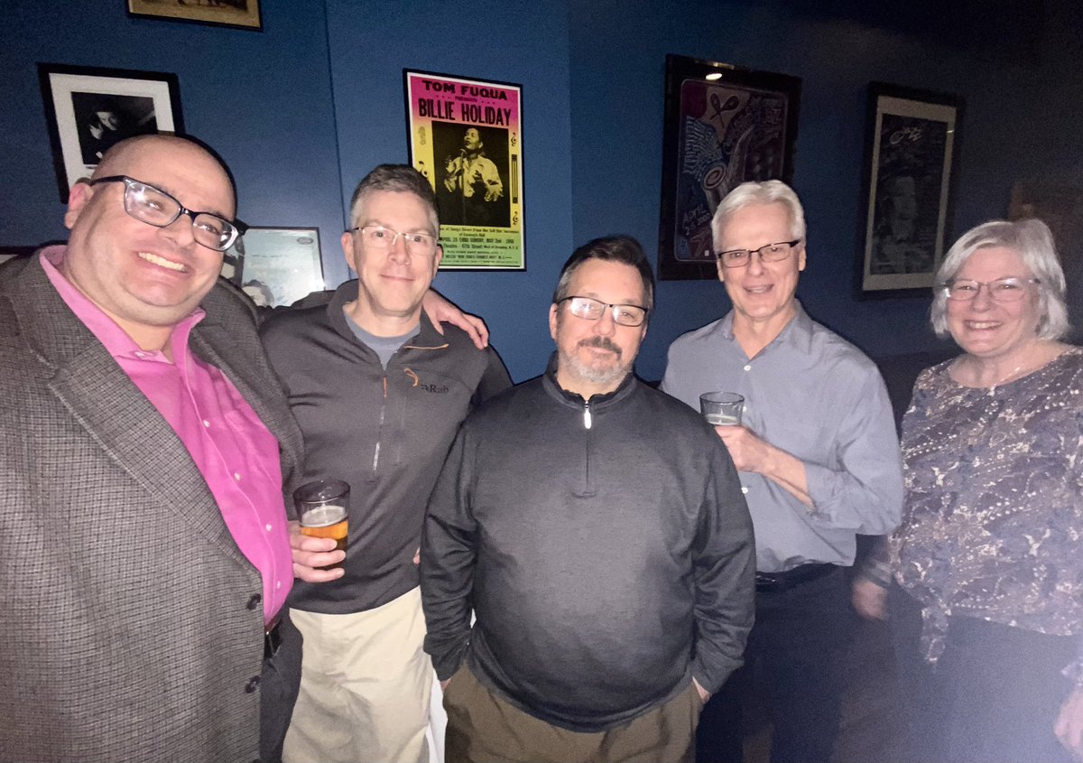 Some fun at @NighttownCLE with longtime colleagues and @PressClubCle friends. @nate_paige @vinceguerrieri @MichaelMcIntyre @DavidMolyneaux @workinwithwords