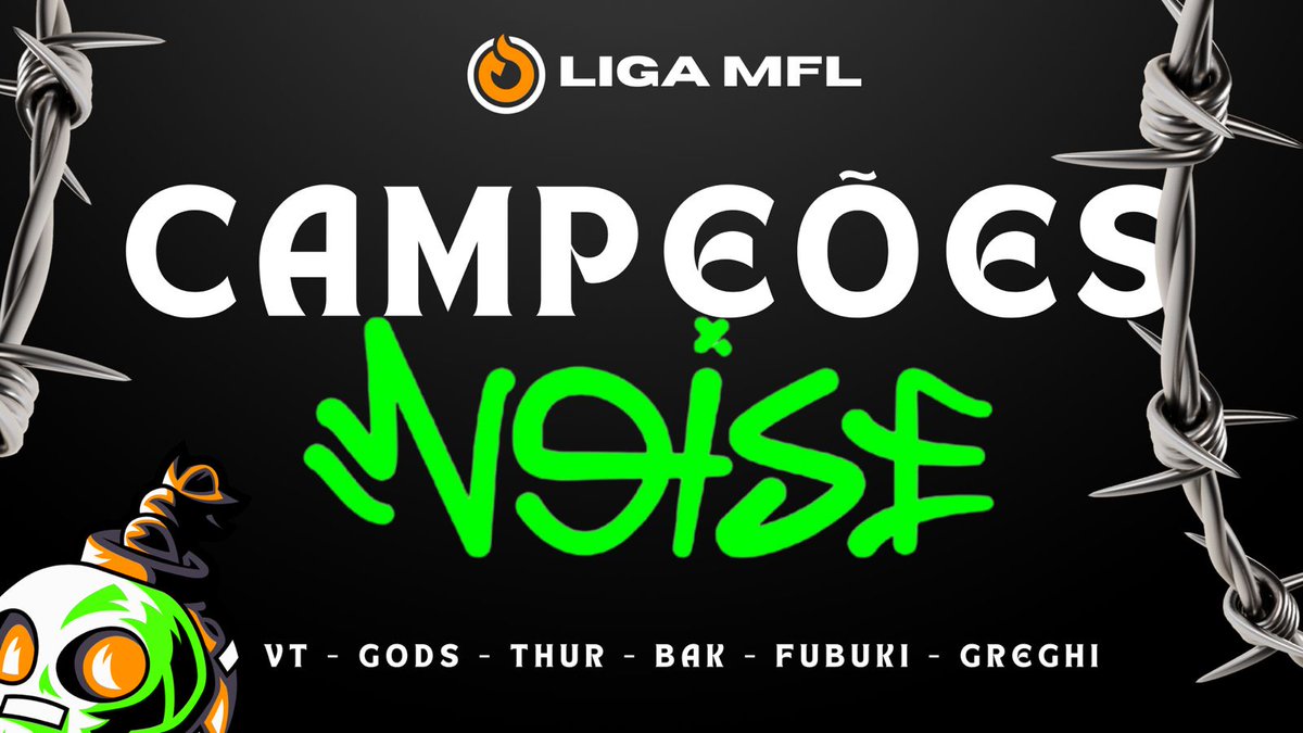 torcidagoloud's tweet photo. SOMOS CAMPEÕES DA LIGA MFL 💚

NOISE CAMPEÃ DA MFL https://t.co/k1iuEfvGpO